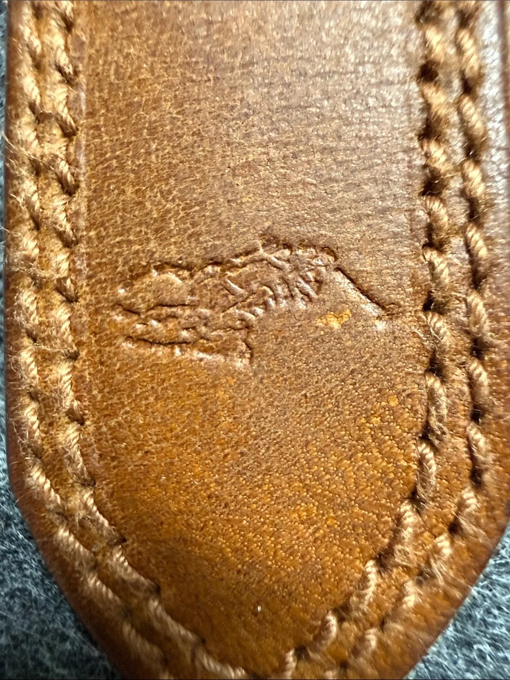 Polo by Ralph Lauren Brown Leather Belt with Brass Buckle